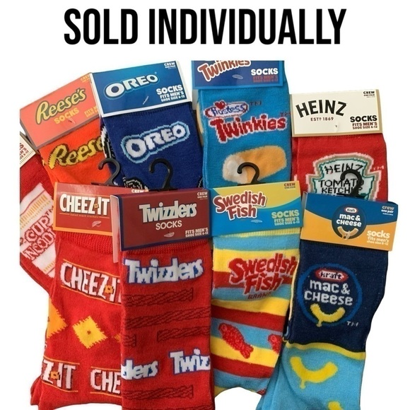 Twizzlers Socks | NWT Crew Socks | Size Men's 6-12 - Picture 5 of 6